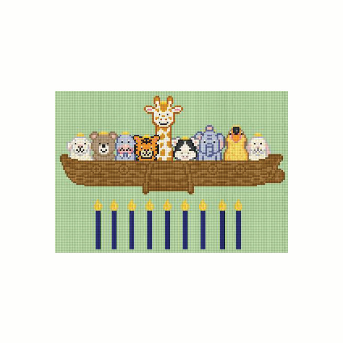 Noah's Ark Menorah